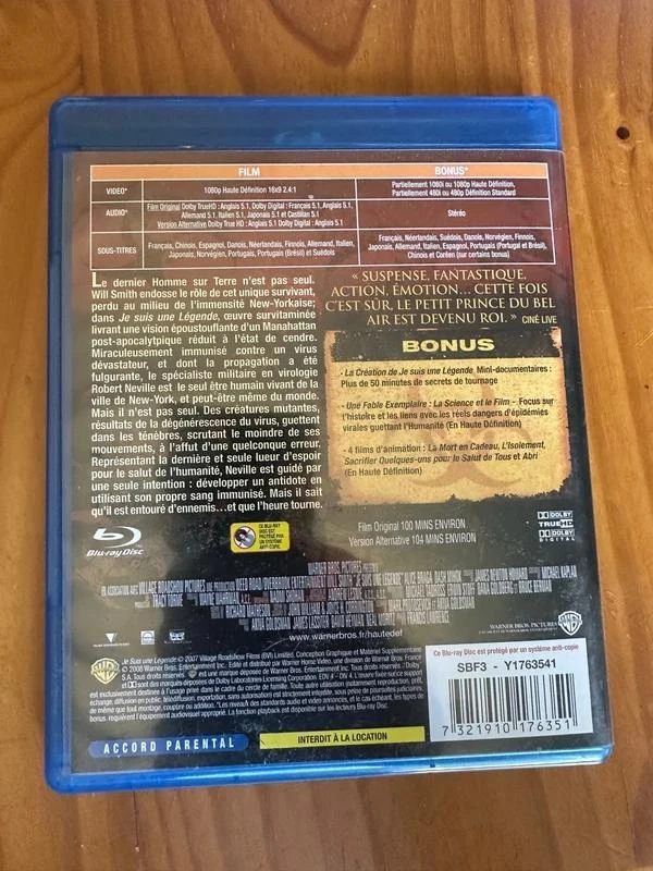 blu-ray ik ben een legende met will smith – photo 4